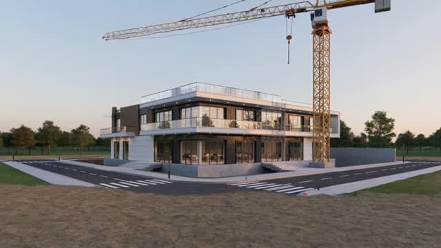 İnşaat & Mühendislik demo sitesinin açılış ekranı